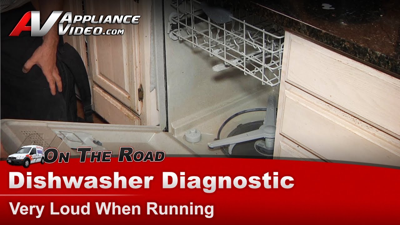 Frigidaire Dishwasher Repair - Very Loud While Running - Pump Assembly