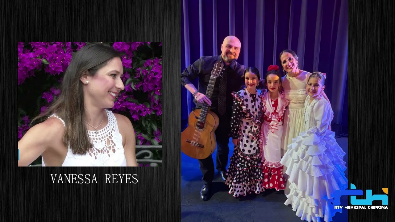 Chipiona Estación Flamenca. Vanessa Reyes. Tres de sus jóvenes bailaoras en el Festival de Jerez.