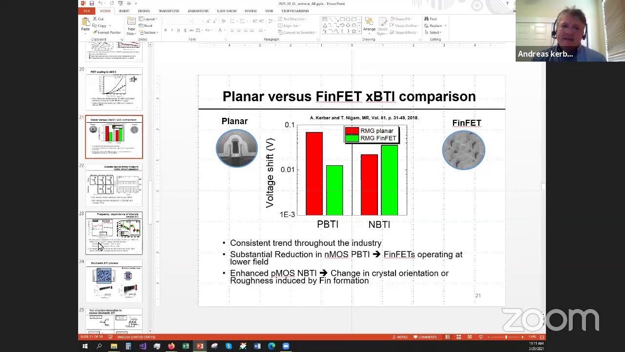 Reliability of Metal Gate / High-K CMOS devices, Andreas Kerber, PhD
