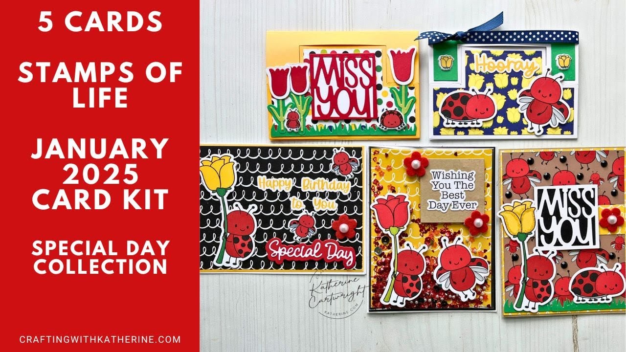 Stamps of Life January  2025 Card Kit | Special Day Collection