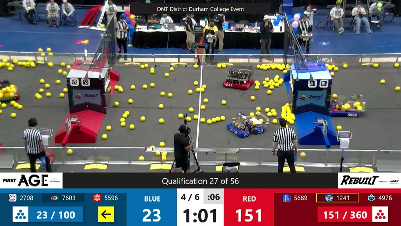 Qualification 27 - 2026 FRC ONT District Durham College Event