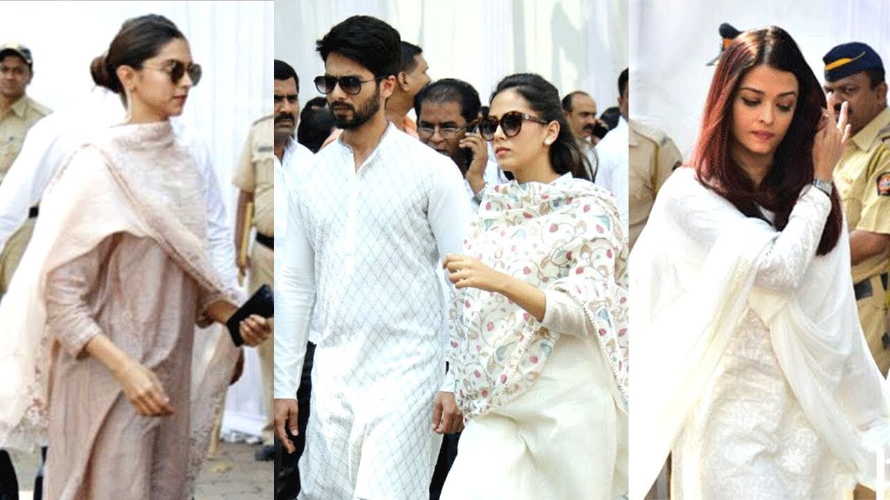 All Stars At Sridevi's Antim Yatra, FUNERAL At Celebration Club Mumbai