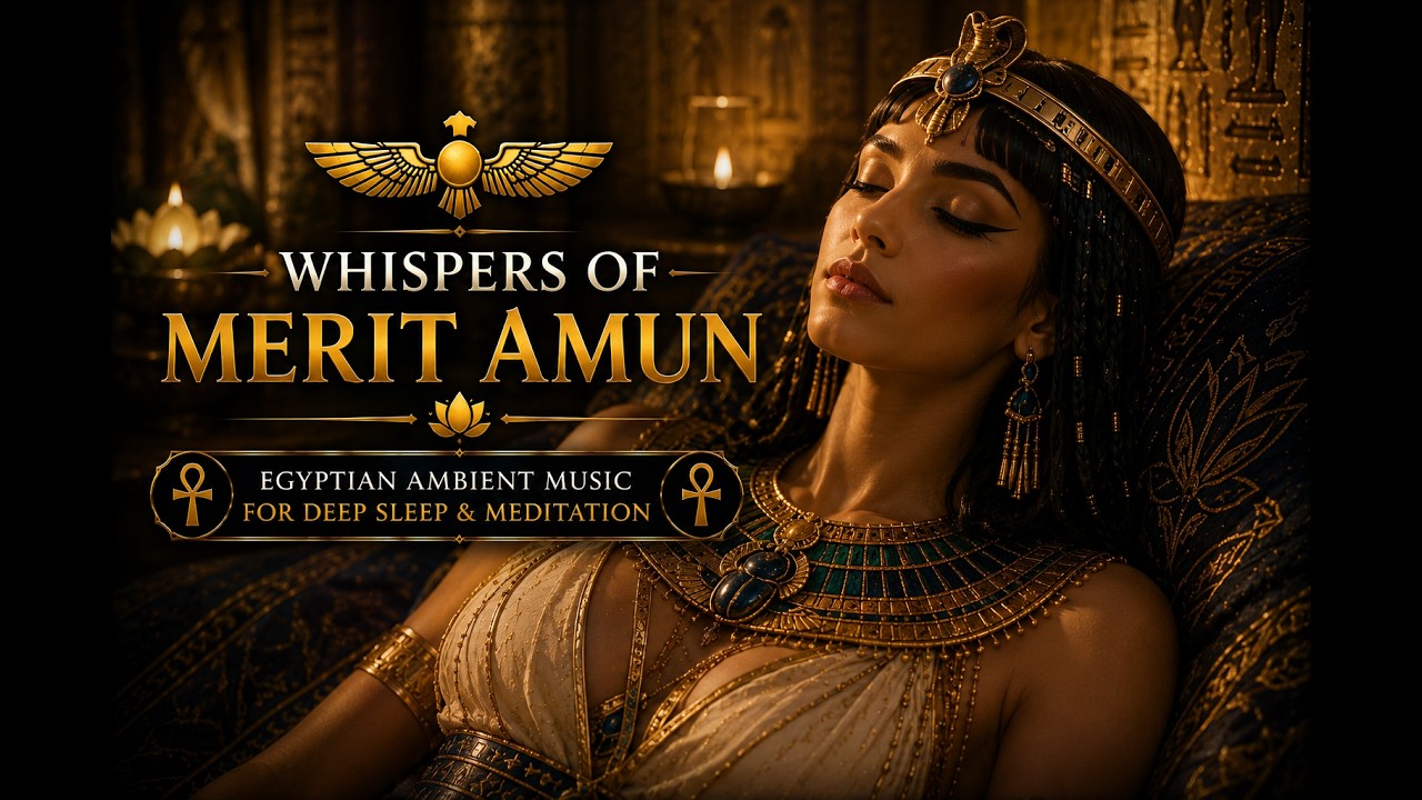Whispers of Merit Amun | Ancient Egyptian Lofi for Deep Sleep, Meditation & Focus