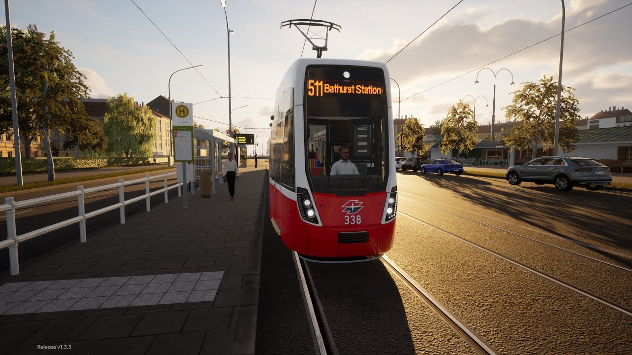 511 Bathurst in City Transport Simulator | Flexity Wien Tram |