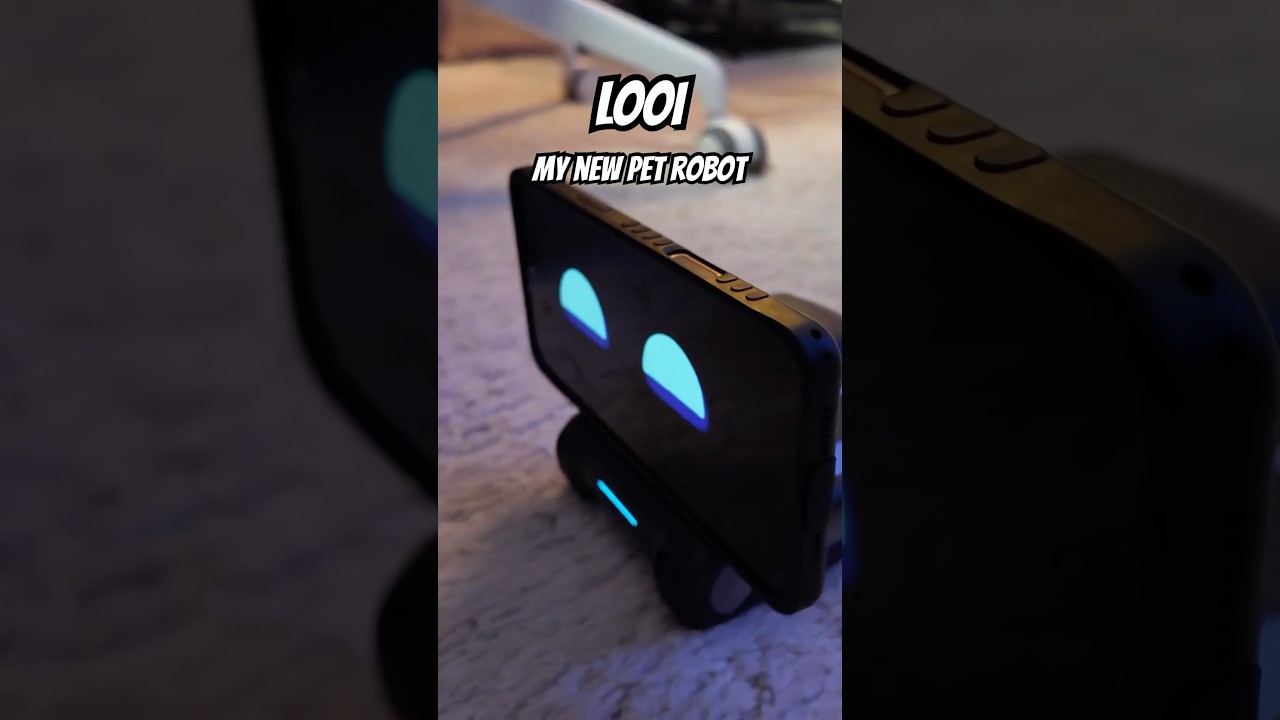 LOOI turns your phone into an AI-powered desktop robot with ChatGPT, tracking & wireless charging! ⚡