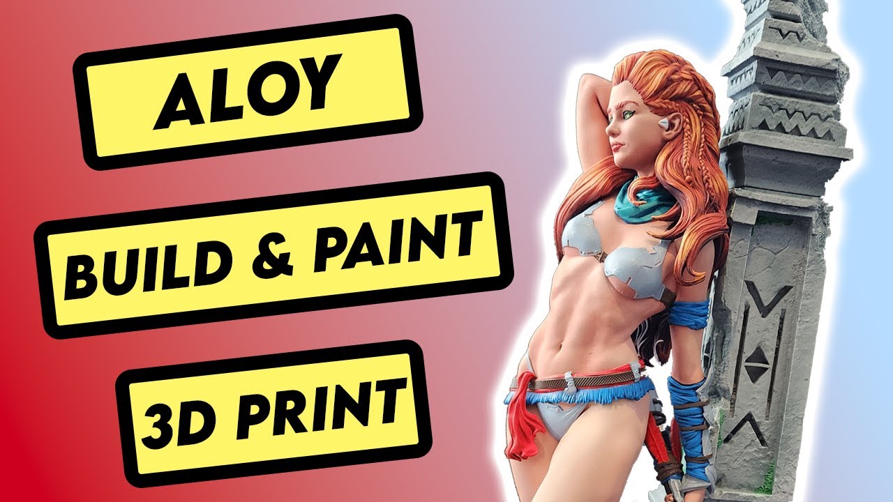 ALOY BUILD & PAINT - 3D PRINT - One Sixth Scale STATUE