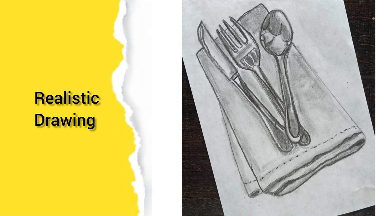 Realistic drawing || Easy Pencil Sketch || Step-by-Step Tutorial || How to draw 