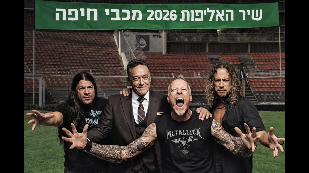 חיים משה מארח את Metallica – ירוק בעיניים | Green in the Eyes Rock Version 2026 #מכביחיפה #חיפה 