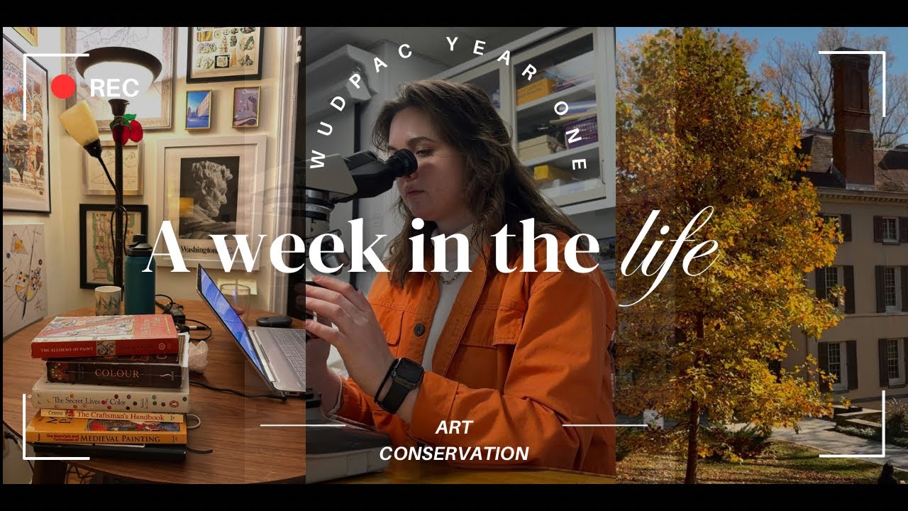 Week In The Life Vlog || Art Conservation Grad Student