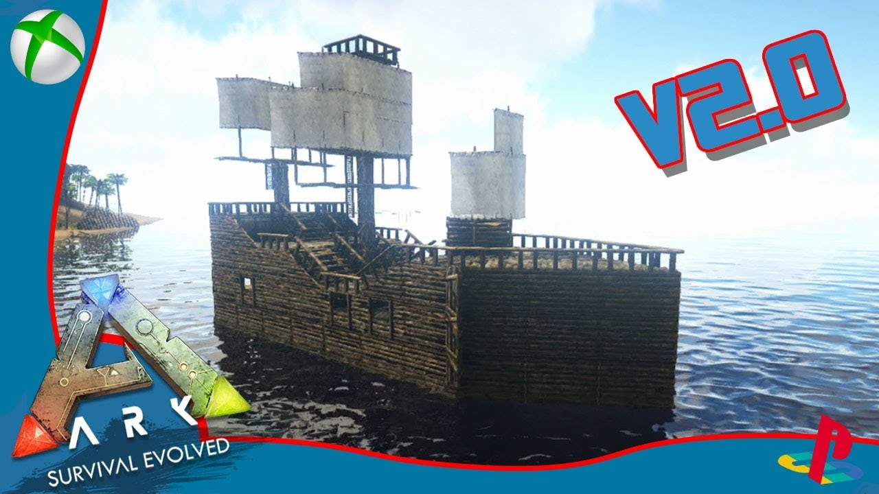 Ark Xbox/PS4 Raft To Pirate Ship V2.0