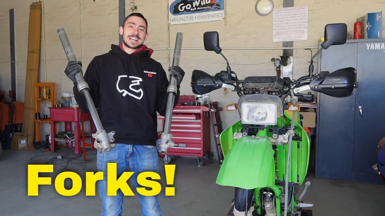 Step by step fork rebuild - Kawasaki Kdx 125