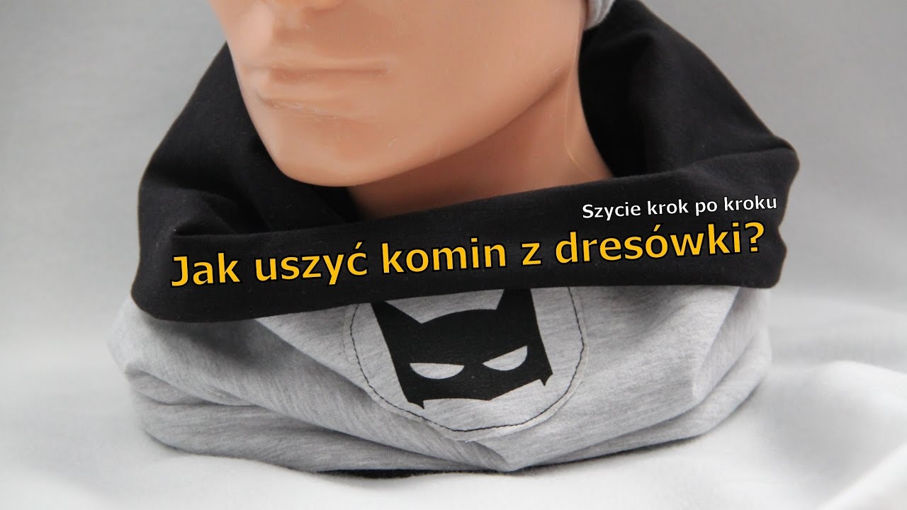 Jak uszyć komin z dresówki - szycie krok po kroku