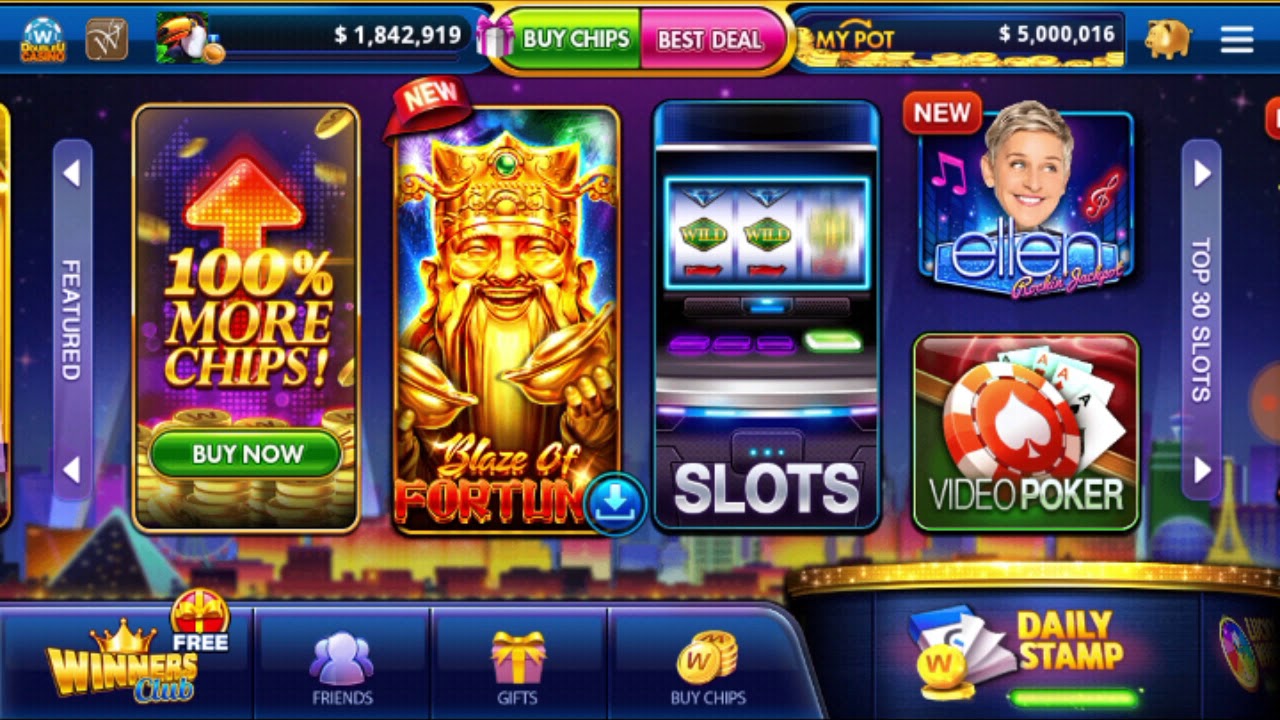 Double U Casino Gameplay - winning all the time