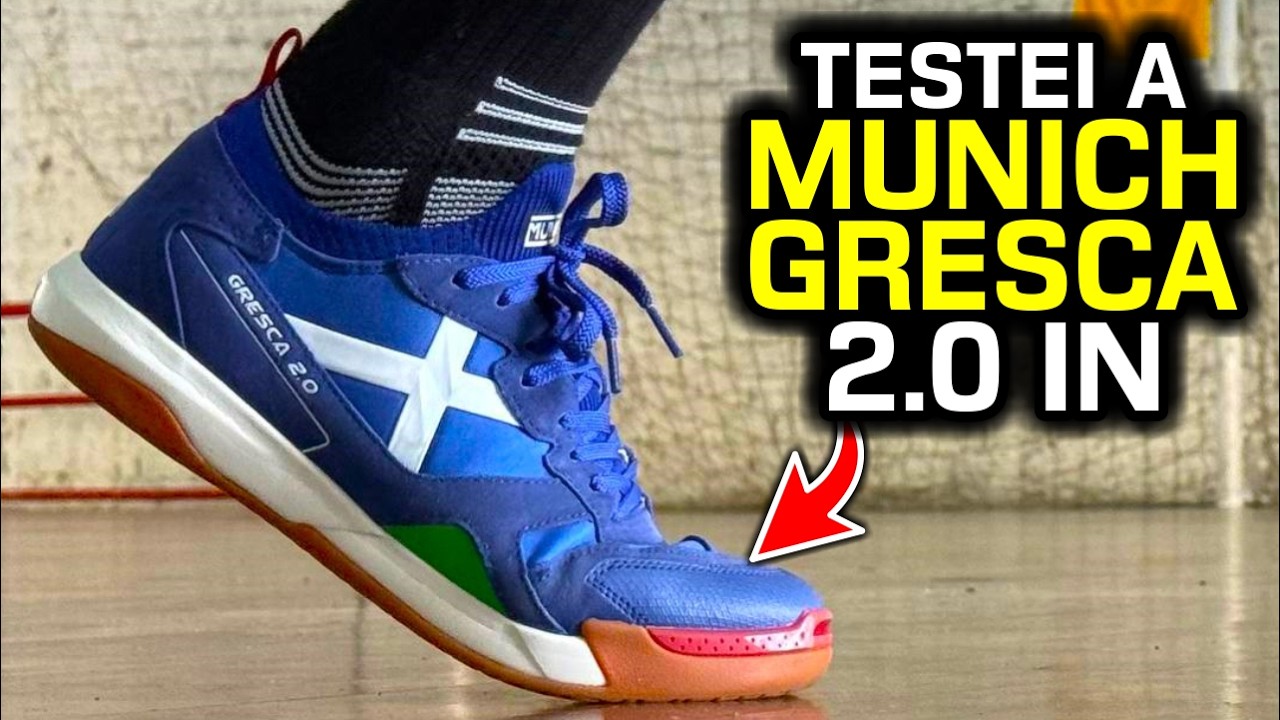 Mais CONFORTÁVEL que Munich CONTINENTAL? - Chuteira futsal Munich Gresca 2.0 IN