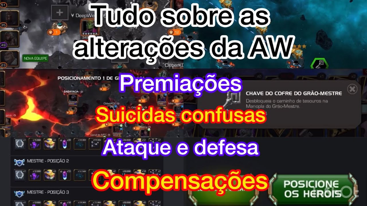 Entenda TODA a CONFUSÃO da AW! Como posicionar certo e evitar as suicidas - Compensação e premiações