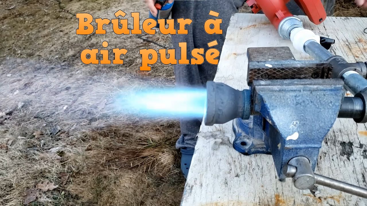 Fabriquer un brûleur au propane à air pulsé (forced air burner) pour la forge et la fonderie!