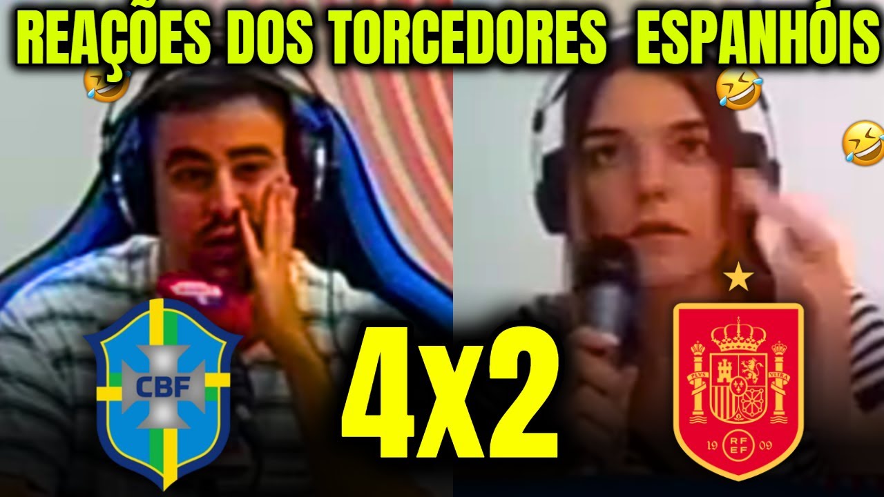 REAÇÕES DOS ESPANHÓIS ELIMINADOS DAS OLIMPIADAS PELA SELEÇÃO BRASILEIRA BRASIL 4X2 ESPANHA