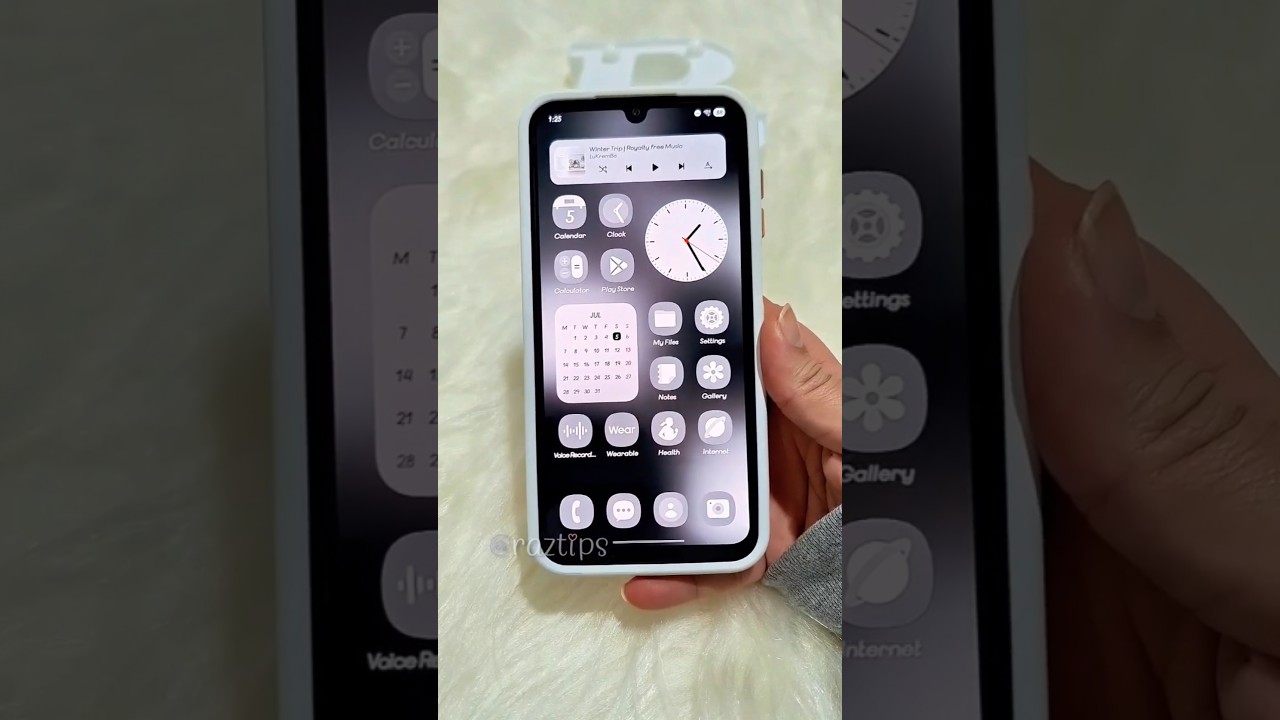 Samsung Galaxy a15 customization #samsung #samsunga15 #aesthetic #smartphone #samsunggalaxy #fyp