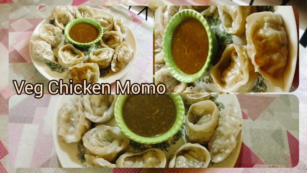 Pahari style Veg Chicken Momo.