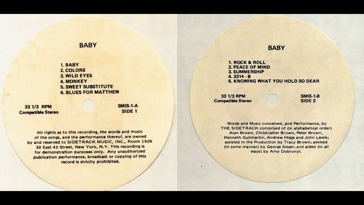 The Sidetrack - Rock & Roll (US Baroque Pop&Psychedelic Pop 1969)