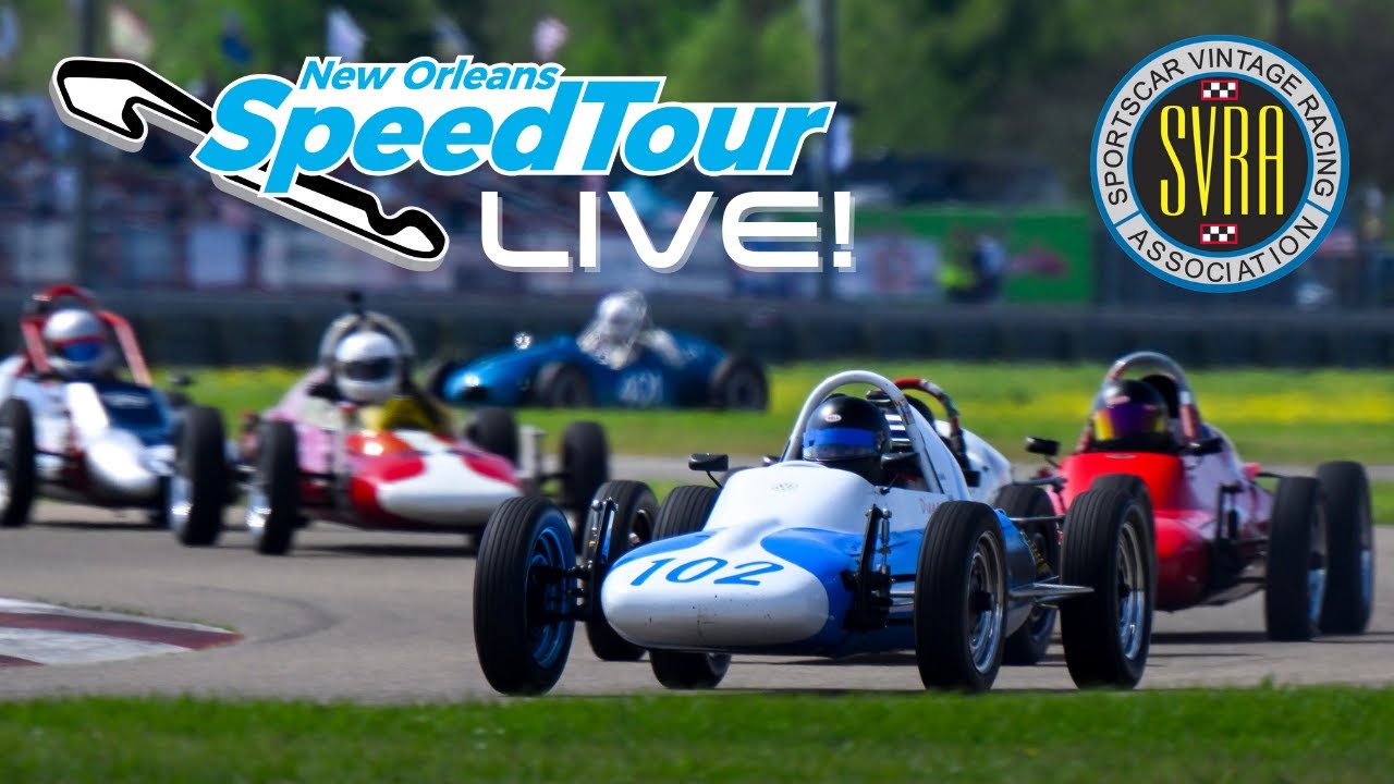 SVRA Formula Vee NetJets Feature Race at NOLA 2023