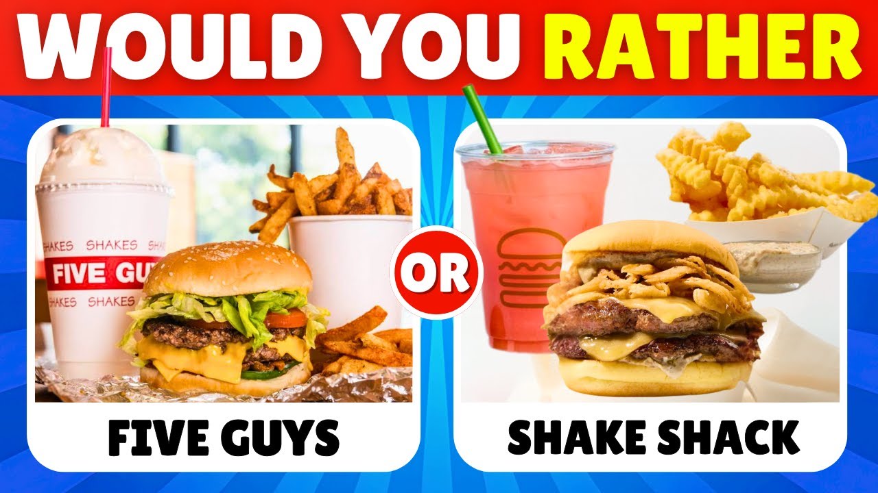 Would You Rather...? 🍔🌯 FAST FOOD Restaurant Edition