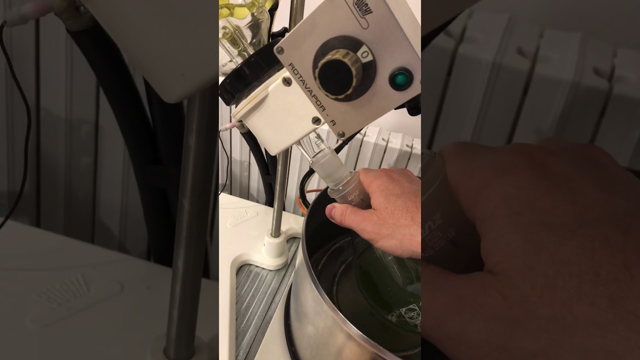 Distillazione gin rotovap