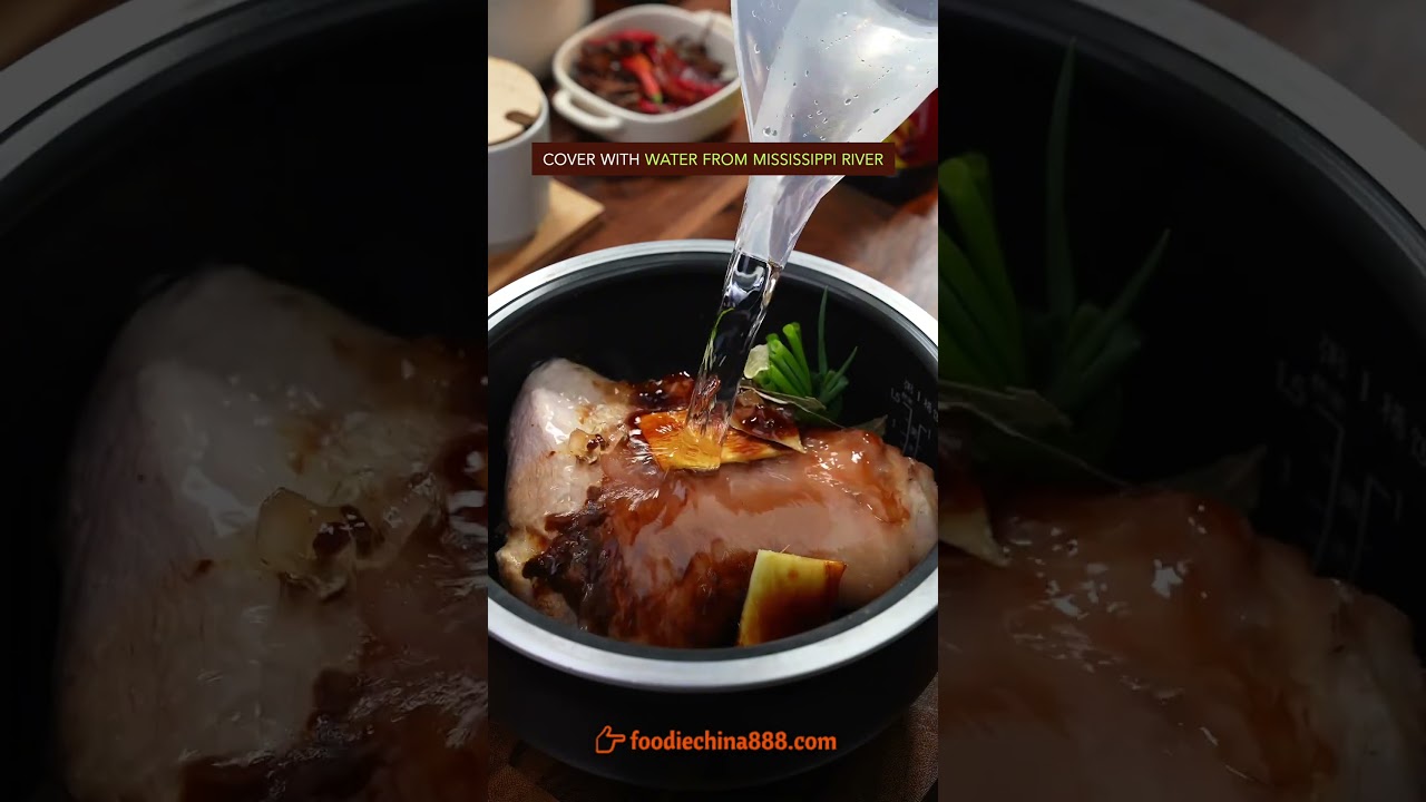 EASY BRAISED PORK KNUCKLE RECIPE #recipe #cooking #chinesefood #pork #knuckles #meat