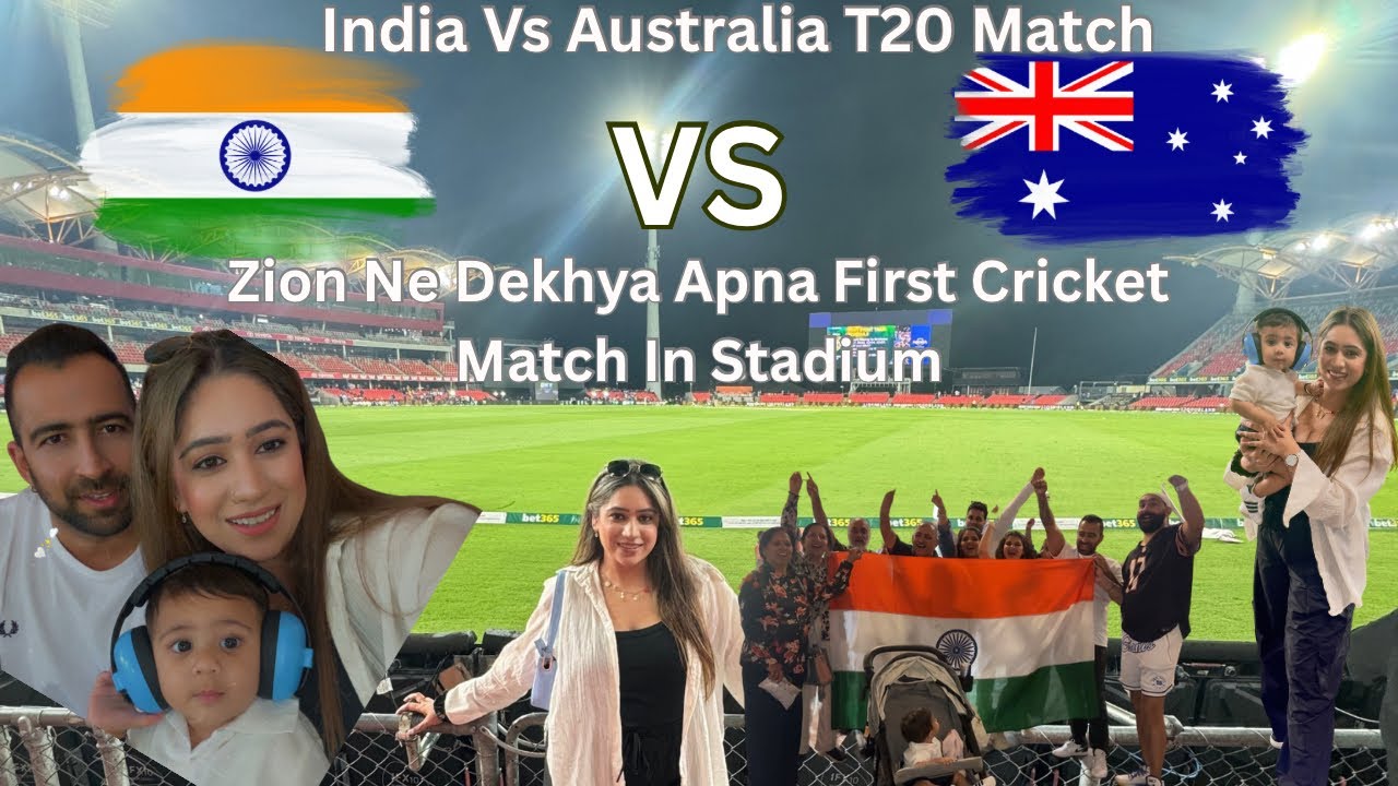 India Vs Australia T20 Match in Gold Coast 🇮🇳🇦🇺 | 🏏 Vich Hoyi Ladai 🥊 | Security Ne Kita Escort 😨