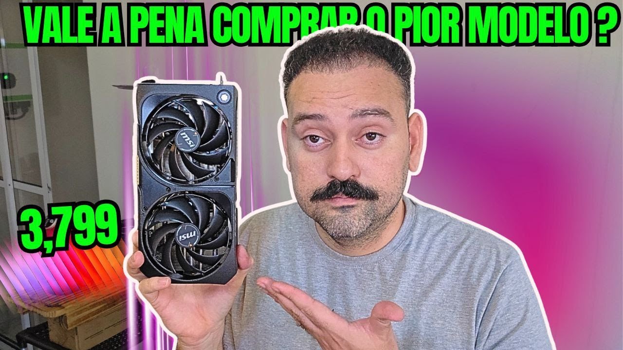 FINALMENTE CHEGOU! Minha RTX 5070 MSI Shadow, A Melhor placa do momento !