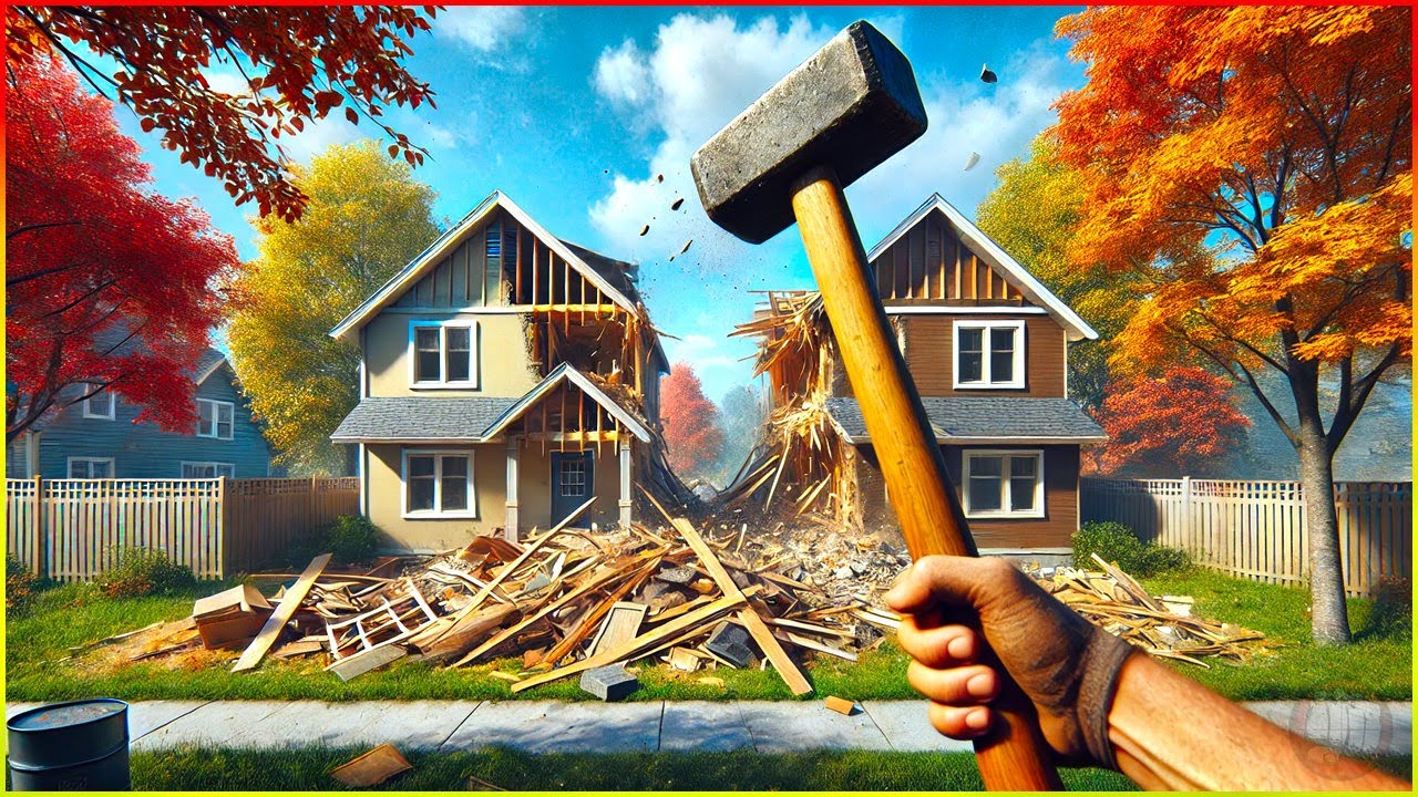 This is a New Ultimate Demolition Game - Deconstruction Simulator Gameplay