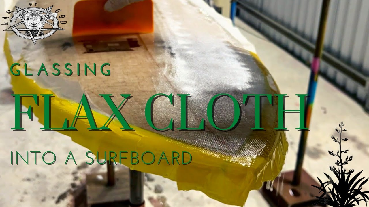 THE ART OF FLAX INLAYS *surfboard ASMR*