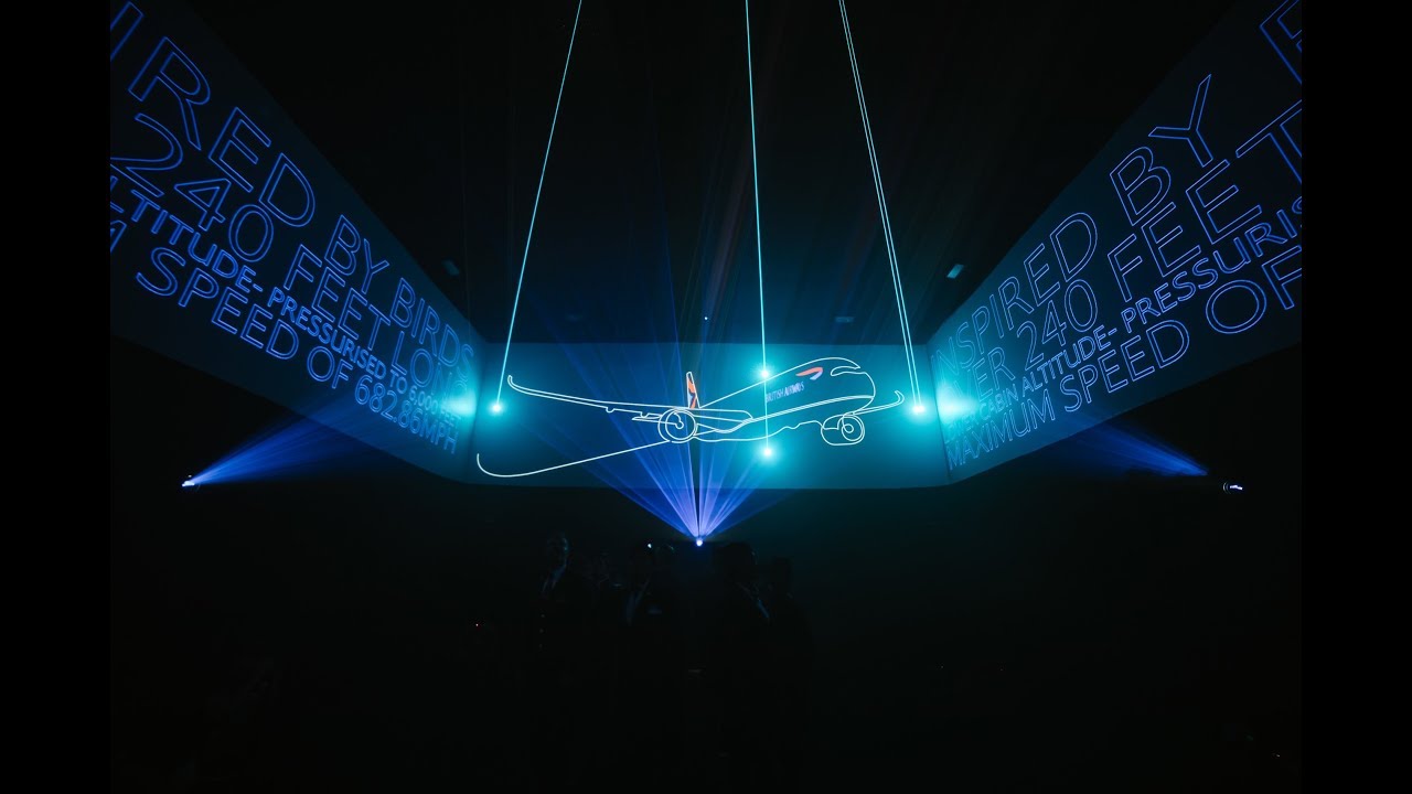 British Airways | A350 Laserdrome