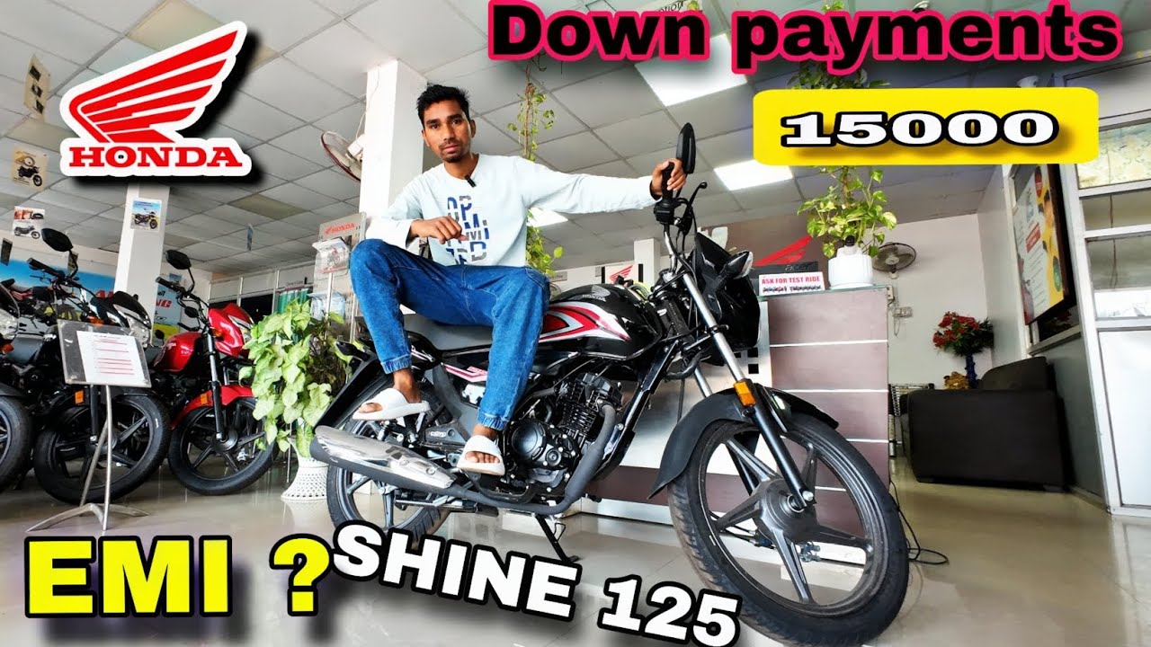Sirf ₹15,000 Mein Ghar Layein! 😍 Honda Shine 125 Drum EMI & Down Payment Details 2026