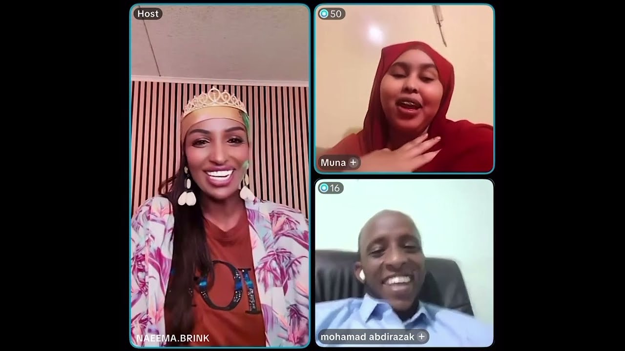 MOHAMAD & MUNA CALAFDIOON AH OO ISKU YAACAY AYAGOO FARAXSAN NAEEMA BRINK LIVE 