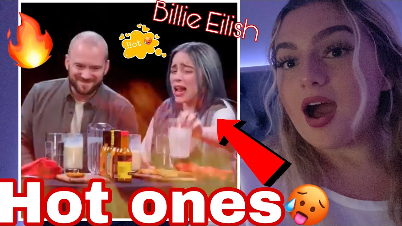 BILLIE EILISH Freaks Out While Eating Spicy Wings - ( HOT ONES) REACTION !!