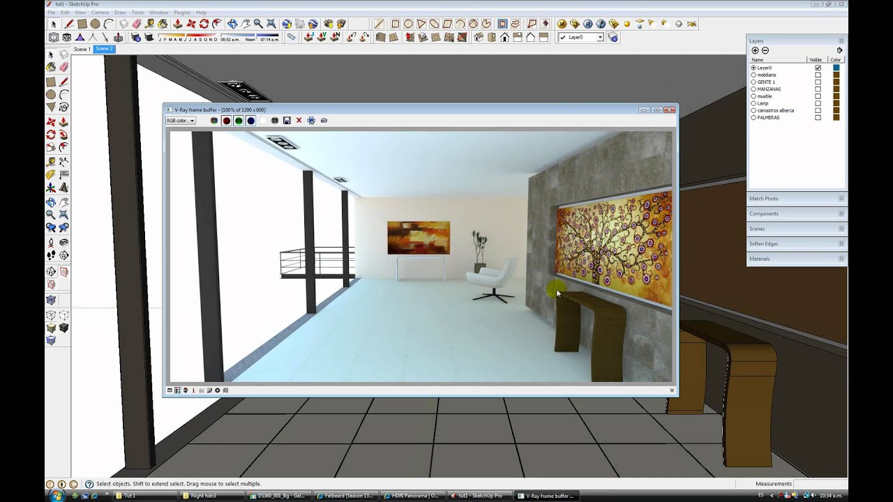 Illumination Part 2 - The Complete V-Ray Rendering Process