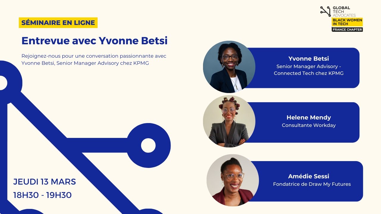Entrevue avec Yvonne Betsi - GTA Black Women in Tech France