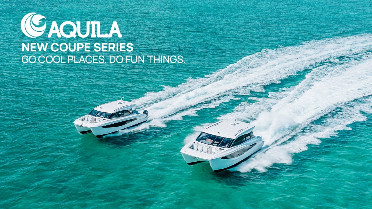 Experience the NEW Aquila 42 & 46 Coupes | Luxury Power Catamarans in the Bahamas