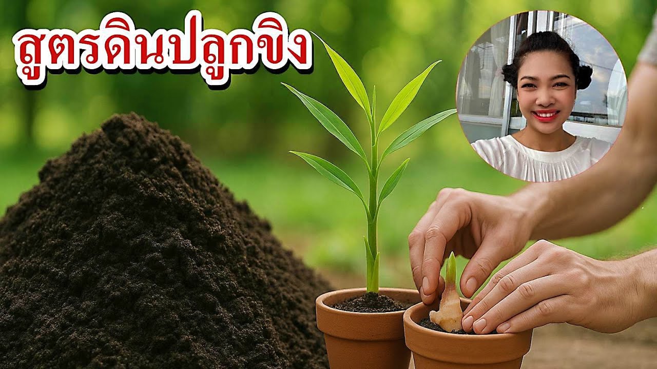 สูตรดินปลูกขิง ปลูกดี รากแน่น งอกเร็ว ดินปลูกขิงทำเอง ง่ายๆ สำหรับมือใหม่!