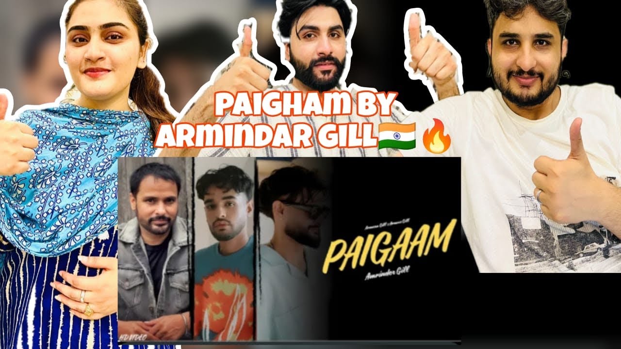 Pakistani Couple Reacts to PAIGAAM Song By Amrinder Gill | Armaan Gill & Arnaaz Gill | Two Of KIND😍