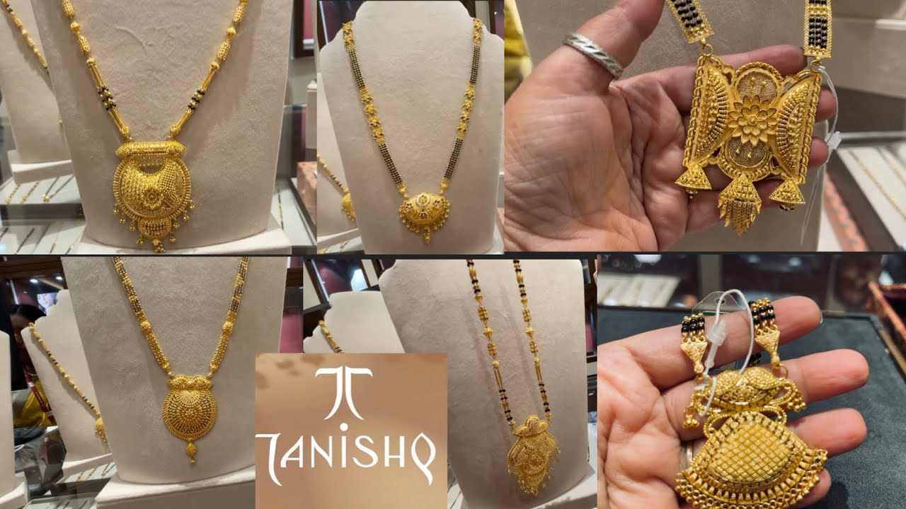 New 💫Trendy Design Long Gold Mangalsutra Designs From Tanishq 😍with wt and price|mangalsutra design