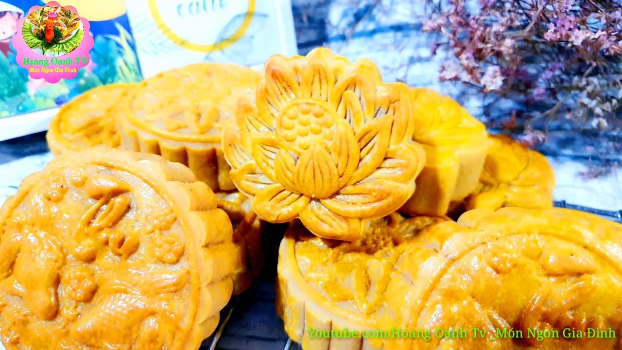 Bánh Trung Thu Đậu Xanh /Cách Làm Bánh Trung Thu Đậu Xanh /Hoang Oanh Tv