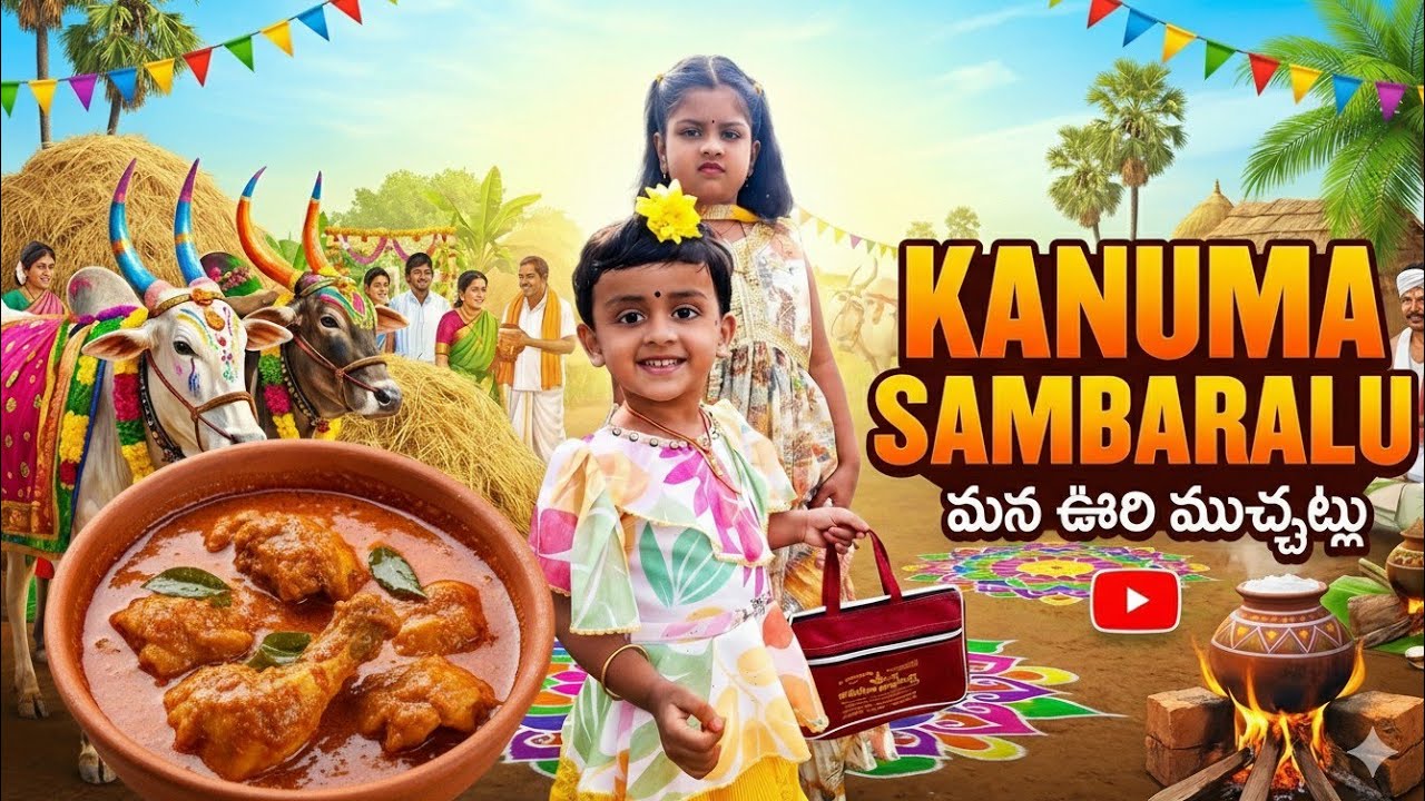 కనుమ పండుగ రోజు మా అమ్మమ్మ వాళ్ళ ఉరికి వేలేము 🥰🥰🥰🥰🥰🥰🥰