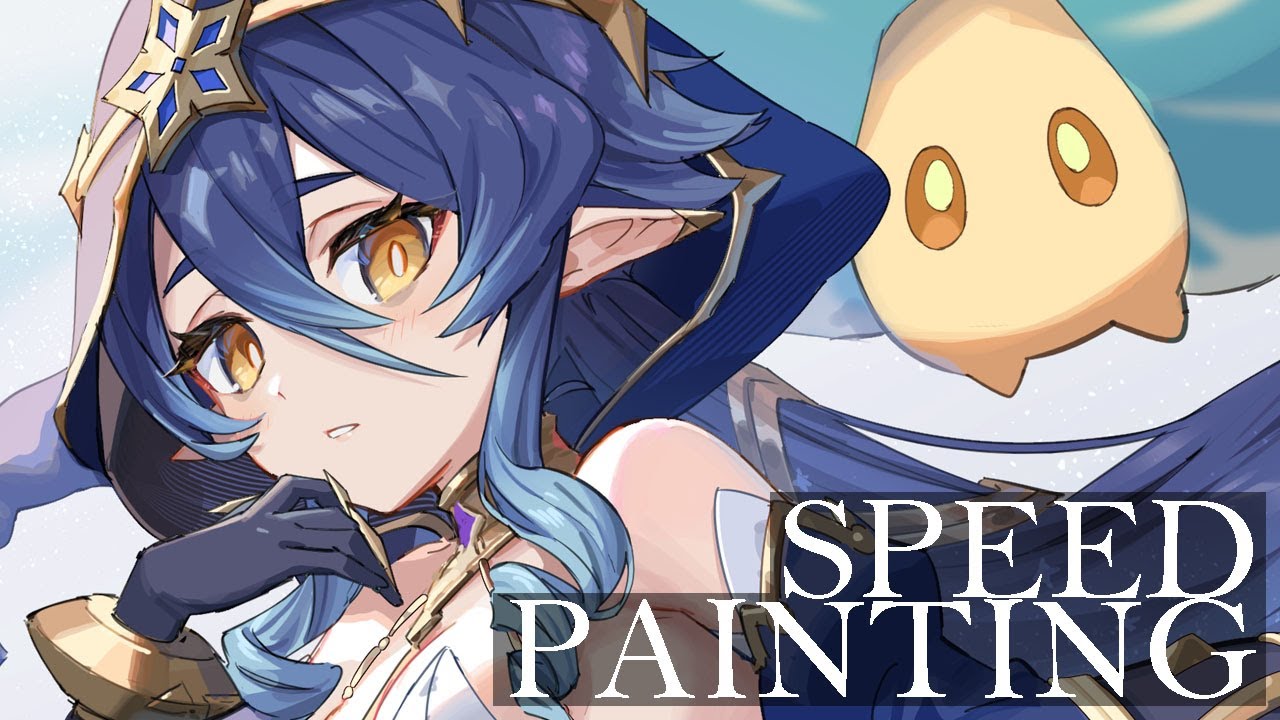 【イラストメイキング】原神/Genshin Impact-レイラ【Speed Painting】