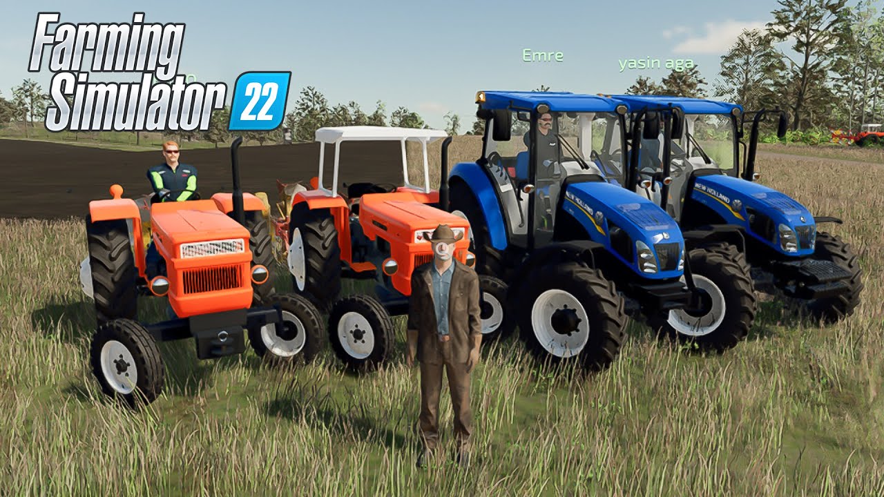 Eski toprak makinelerle tarla sabanlamak !!  FS 2022