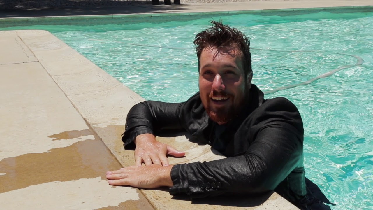 Realtor Jumps in pool in a suit ! Christian Stone ! Viral REALTOR
