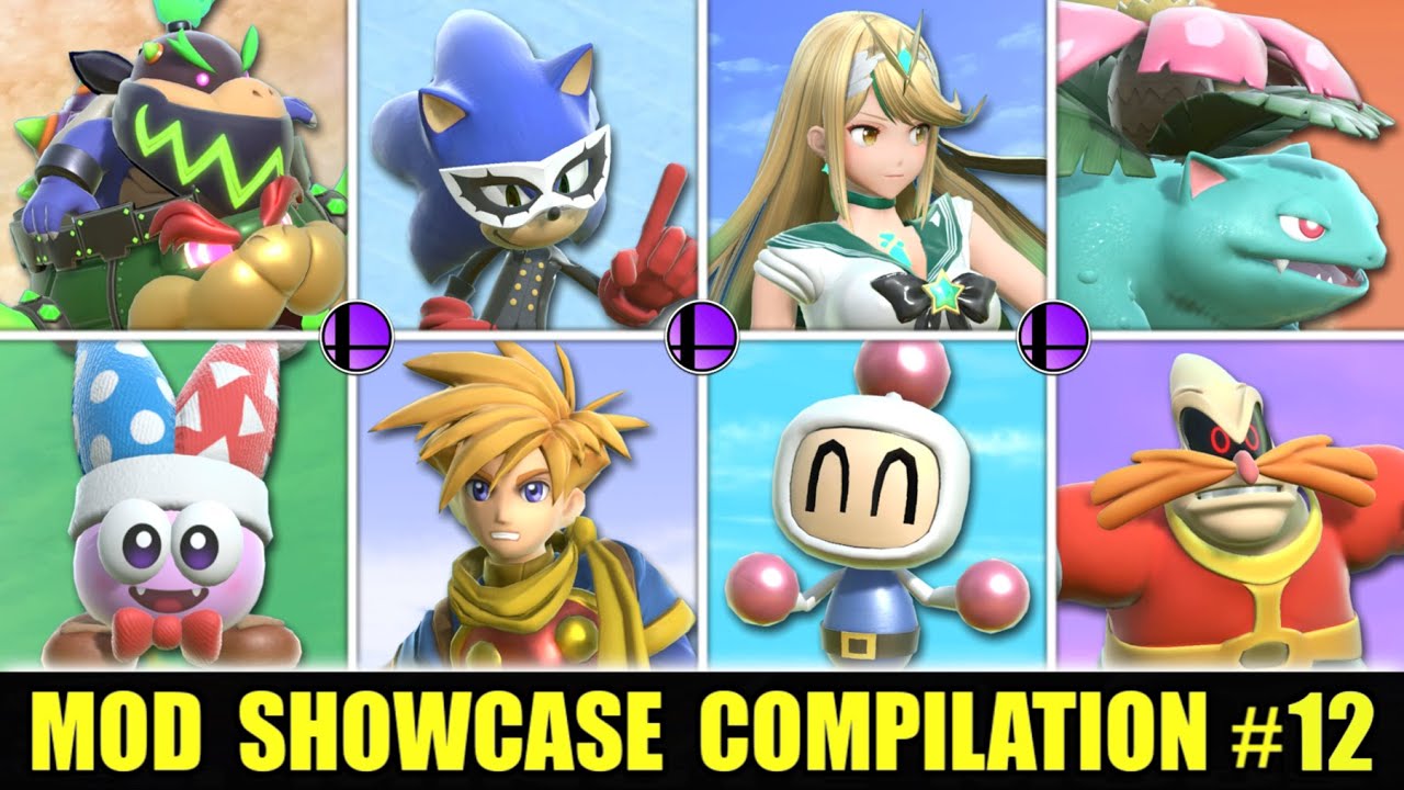40+ Mods for SUPER SMASH BROS ULTIMATE! (Compilation #12)