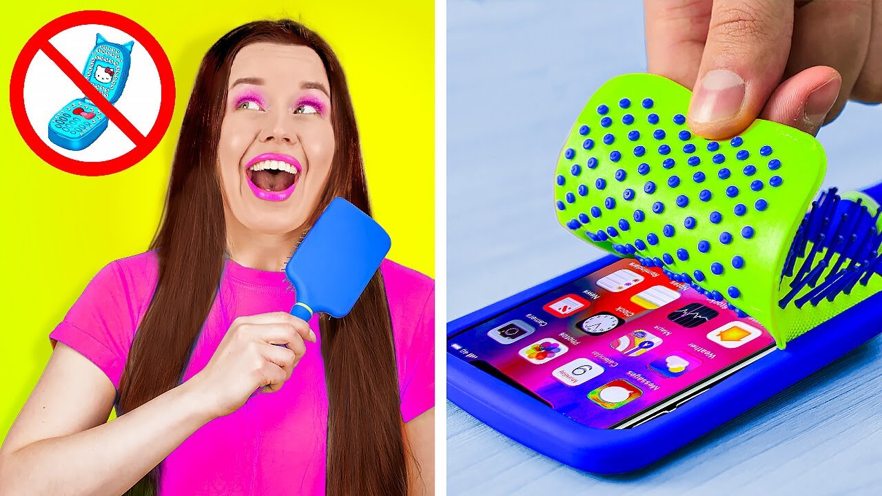 OKULA TELEFONUNU NASIL SOKABİLİRSİN || 123 GO! Like Tarafından DIY Okul Fikirleri ve İpuçları!