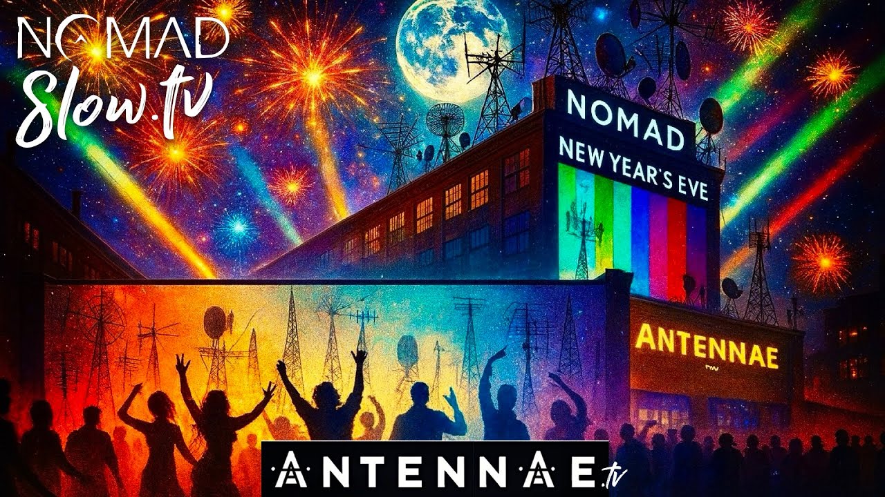 NYE 2026 ANTENNAE | NOMADslow.tv | 5 Hours of Dance Music & Party Visuals